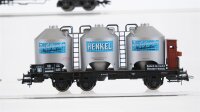 Märklin H0 Konvolut Silowagen "Henkel Persil" Kesselwagen "BP Brenntag" DB