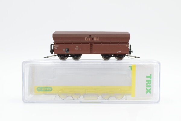 Minitrix N 15509-25 Selbstentladewagen Erz IIId DB