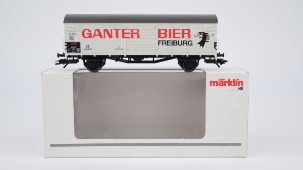 Märklin H0 46201 Bierwagen GANTER BIER (Kühlwagen) Tnfhs 38 der DB Insider Jahreswagen 2004