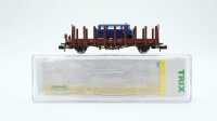 Minitrix N 15501-09 Rungenwagen mit THW Bus DB