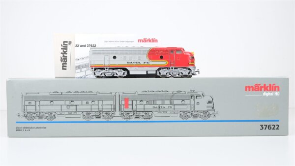 Märklin H0 37622 Diesellokomotive BR Typ EMD F 7 AT & SF Wechselstrom (unvollständig)