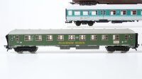 Lima H0 Konvolut Panoramawagen "Apfelpfeil", Personenwagen "Scharnow-Reisen" 2.Kl., Speisewagen, Personenwagen "Silberling" 2.Kl., Personenwagen 1./2.Kl. DB (Abbrüche)