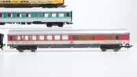 Lima H0 Konvolut Panoramawagen "Apfelpfeil", Personenwagen "Scharnow-Reisen" 2.Kl., Speisewagen, Personenwagen "Silberling" 2.Kl., Personenwagen 1./2.Kl. DB (Abbrüche)