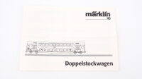 Märklin H0 43584 Doppelstockwagen (50 80 36-35 113-0) 1./2.Kl, DABz 756 der DB AG