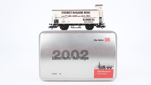 Märklin H0 94145 Güterwagen Vereinigte Margarine-Werke DB Museum 2002 K.Bay.Sts.B.