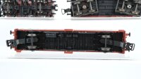 Unbekannt/Rivarossi H0 Konvolut Seitenwandschiebewagen, Muldenkippwagen, Hochbordwagen DB