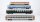 Märklin H0 Konvolut Personenwagen "Airport Express" 2.Kl., Steuerwagen 2.Kl. beleuchtet, Abteilwagen 1.Kl., Gesellschaftswagen 2.Kl. DB/ÖBB/SNCF (ungetestet)