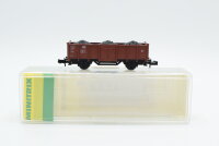 Minitrix N 13538 Hochbordwagen, Ladung: Kohle E 035 DB