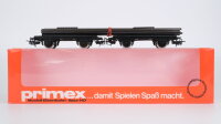 Primex H0 4598 Drehschemelwagen mit Schienenprofilen  H