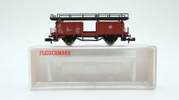 Fleischmann N 8224 Autotransportwagen, unbeladen Laaes...