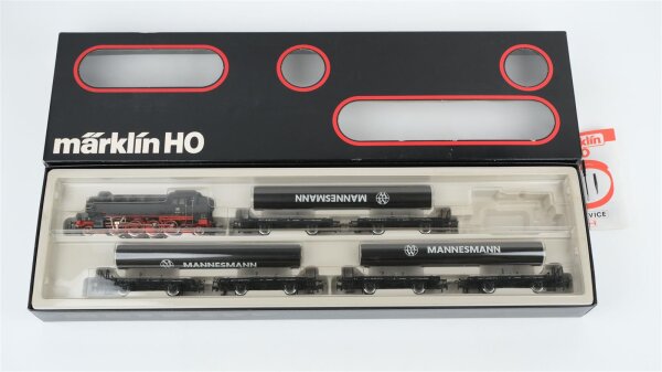 Märklin H0 2854 Güterzug Mannesmann Röhrenzug DB Wechselstrom (unvollständig)