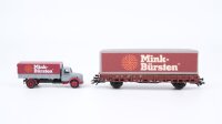 Märklin H0 48112 Museumswagen 2012 + Magirus LKW "Mink-Bürsten" DB