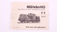 Märklin H0 3072 Diesellok BR 212 215-8 DB Wechselstrom
