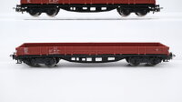Märklin H0 Konvolut 4 Niederbordwagen braun DB