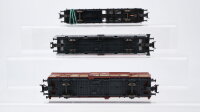 Märklin H0 Konvolut Containertragewagen "BELL, Hapag/Lloyd",Postwagen, gedeckter Güterwagen "DENNER" DB/SJ/SBB-CFF