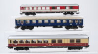 Märklin H0 Konvolut Personenwagen blau, Speisewagen...