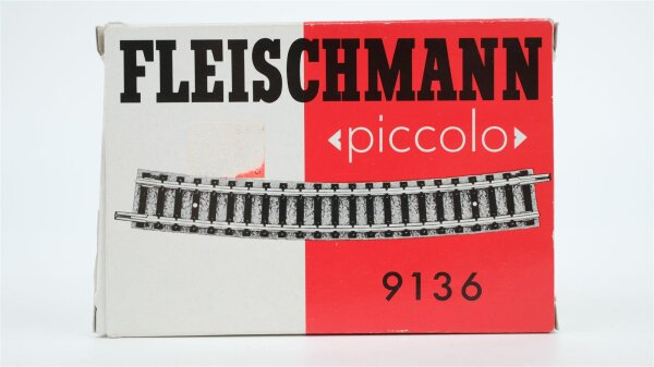 Fleischmann N 9136 piccolo Gebogenes Gleis R4 15° (20 Stk. in OVP)