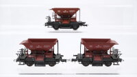Roco H0 Konvolut 3 Schotterwagen "Talbot" DB