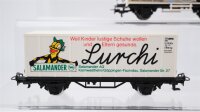 Märklin H0 Konvolut 2 Containertragewagen "VW Audi, Lurchi", Kühlwagen "Allen voran der VW-Käfer" DB