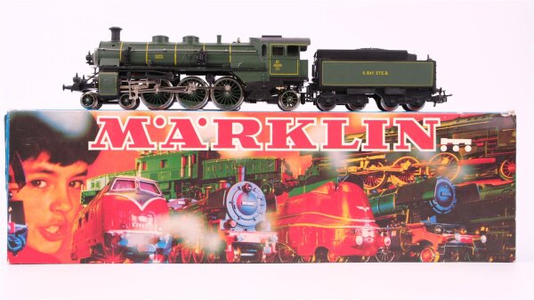 Märklin H0 3092 Dampflok BR Reihe S 3/6 3673 K.Bay.Sts.E. Wechselstrom