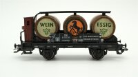 Märklin H0 48008 Weinfasswagen mit Bremserhaus und LKW (Museumswagen 2008)