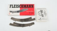 Fleischmann N 9142 Bogen-Weichenpaar (1xlinks, 1x rechts)...