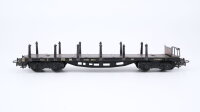 Märklin H0 4516 Flachwagen mit Rungen SSka der DB
