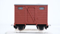 Egger-Bahn H0e Konvolut Niederbordwagen gedeckter...