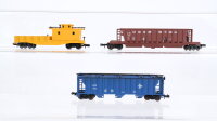 Minitrix N Konvolut US Hopper Car Transfer Caboose BM u.a.