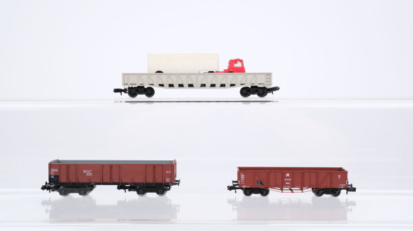 Piko N Konvolut Hochbordwagen teilbeladen DR u.a.