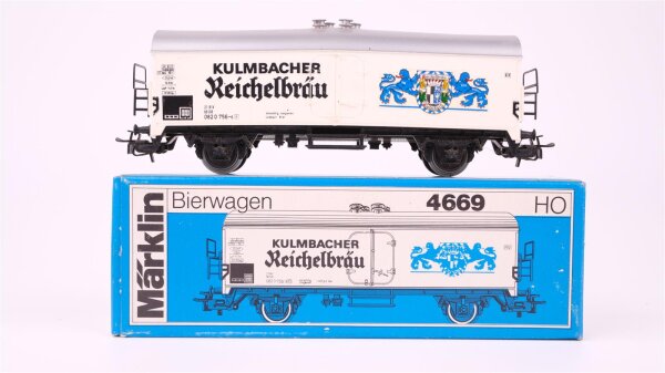 Märklin H0 4669 Bierwagen KULMBACHER REICHELBRÄU (Kühlwagen)  Tehs 50 der DB