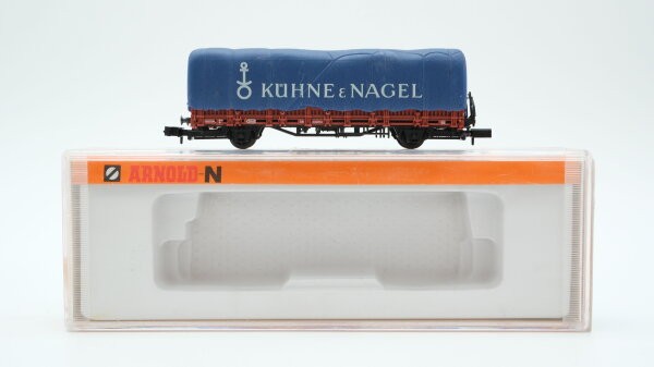 Arnold N 4474 Rungenwagen mit Plane Kühne & Nagel Kbs 442 DB