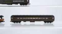 Unbekannt N Konvolut US Railway Post Office Cafe Observation Car Passenger Car Sante Fe (Kupplung fehlt)