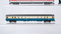 Fleischmann u.a. N Konvolut Personenwagen 1./2. Kl. Speisewagen DB (Kupplung fehlt)