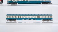 Fleischmann u.a. N Konvolut Personenwagen 1./2. Kl. Speisewagen DB (Kupplung fehlt)