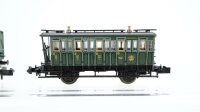 Fleischmann u.a. N Konvolut Postwagen Abteilwagen 3. Kl. Donnerbüchse Umbauwagen 2./3. Kl. K.Bay.Sts.B. u.a.