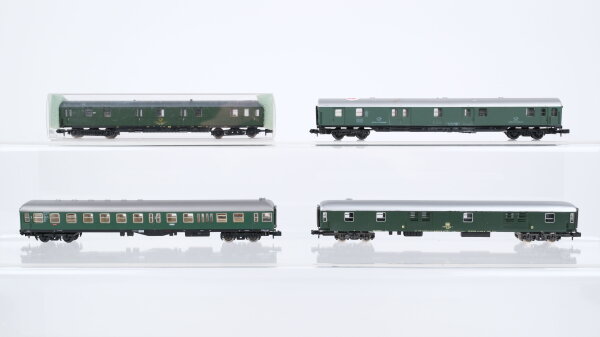 Arnold u.a. N Konvolut Postwagen Gepäckwagen Schnellzugwagen 3. Kl. mit Gepäckabteil DB