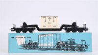 Märklin H0 4618 Tiefladewagen mit Kiste BAHIA DB
