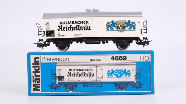 Märklin H0 4669 Bierwagen KULMBACHER REICHELBRÄU (Kühlwagen)  Tehs 50 der DB