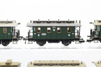 Fleischmann H0 Konvolut Donnerbüchsen Umbauwagen 2./3. Kl. Postwagen DR