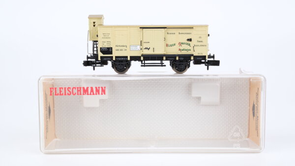 Fleischmann N 8826K Gedeckter Güterwagen Ulrich Gminder G 10 K.W.St.E