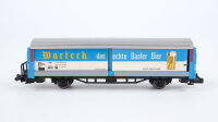 Fleischmann N 8337 Gedeckter Schiebewandwagen Warteck...