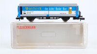 Fleischmann N 8337 Gedeckter Schiebewandwagen Warteck...
