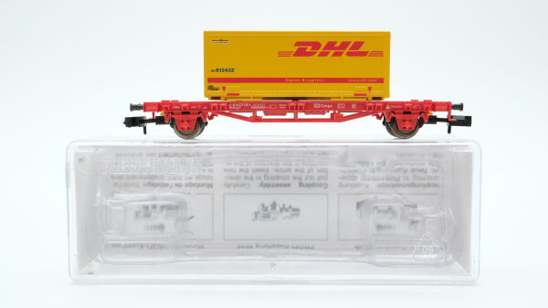 Fleischmann N 824207 Container-Tragwagen ´DHL´ DB