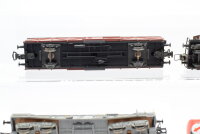 Liliput H0 Konvolut Schienenreinigungswagen "Gasolin" Selbstentladewagen "Hartsteinwerk Kitzbühel" Schwerlastwagen gedeckter Güterwagen ÖBB