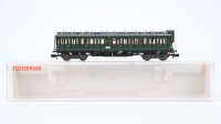 Fleischmann N 8086K Abteilwagen 3. Kl mit Bremserhaus C4...