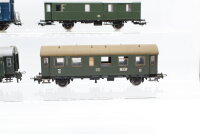 Fleischmann u.a. H0 Konvolut Umbauwagen 1./2. Kl. Mitteleinstiegswagen 2. Kl. Schlafwagen Gepäckwagen DB