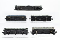 Fleischmann u.a. H0 Konvolut Umbauwagen 1./2. Kl. Mitteleinstiegswagen 2. Kl. Schlafwagen Gepäckwagen DB