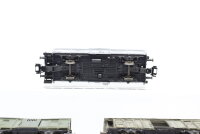 Märklin H0 Konvolut Klappdachwagen "Albrecht Braun Lonsee" gedeckter Güterwagen Güterzugbegleitwagen DB u.a. (teilweise patiniert)