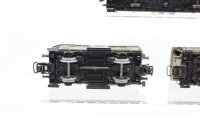 Märklin H0 Konvolut Klappdachwagen "Albrecht Braun Lonsee" gedeckter Güterwagen Güterzugbegleitwagen DB u.a. (teilweise patiniert)